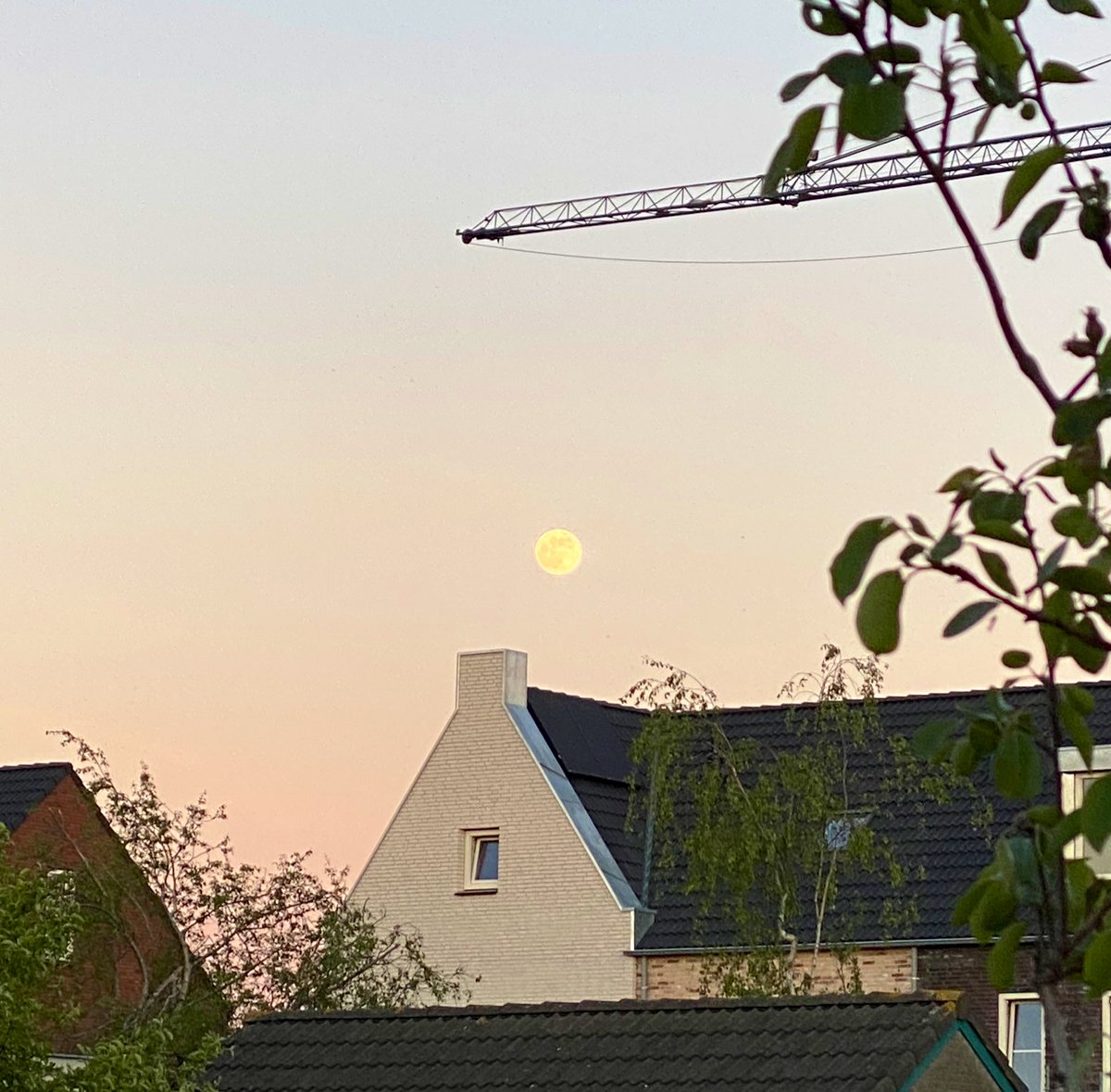 Day 127. Groceries, cleaned the house, school and went for a run. (look how nice the moon looked!)