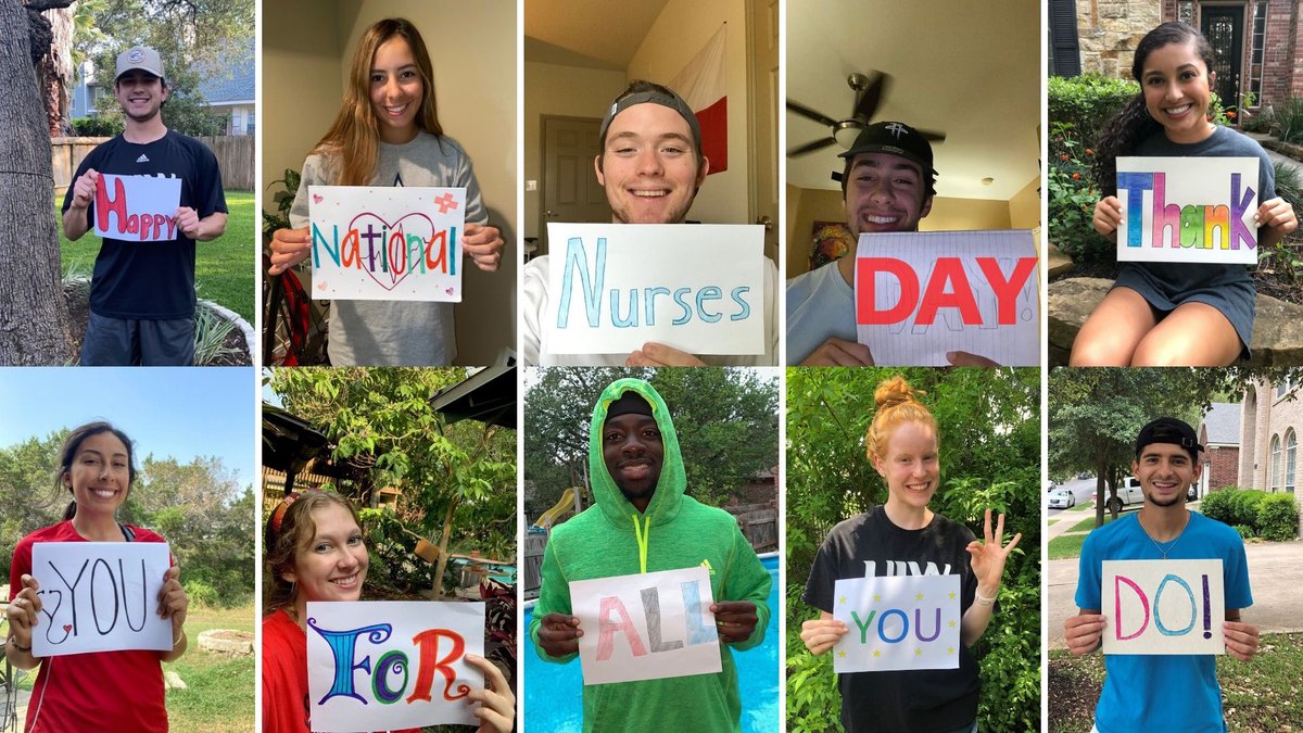 UIWAthletics's tweet photo. Not all heroes wear capes 🩺
 
THANK YOU to all of our hardworking and courageous healthcare workers, today and every day 👩‍⚕️❤️👨‍⚕️

#NationalNursesDay | #TheWord https://t.co/YxJP9eva6W