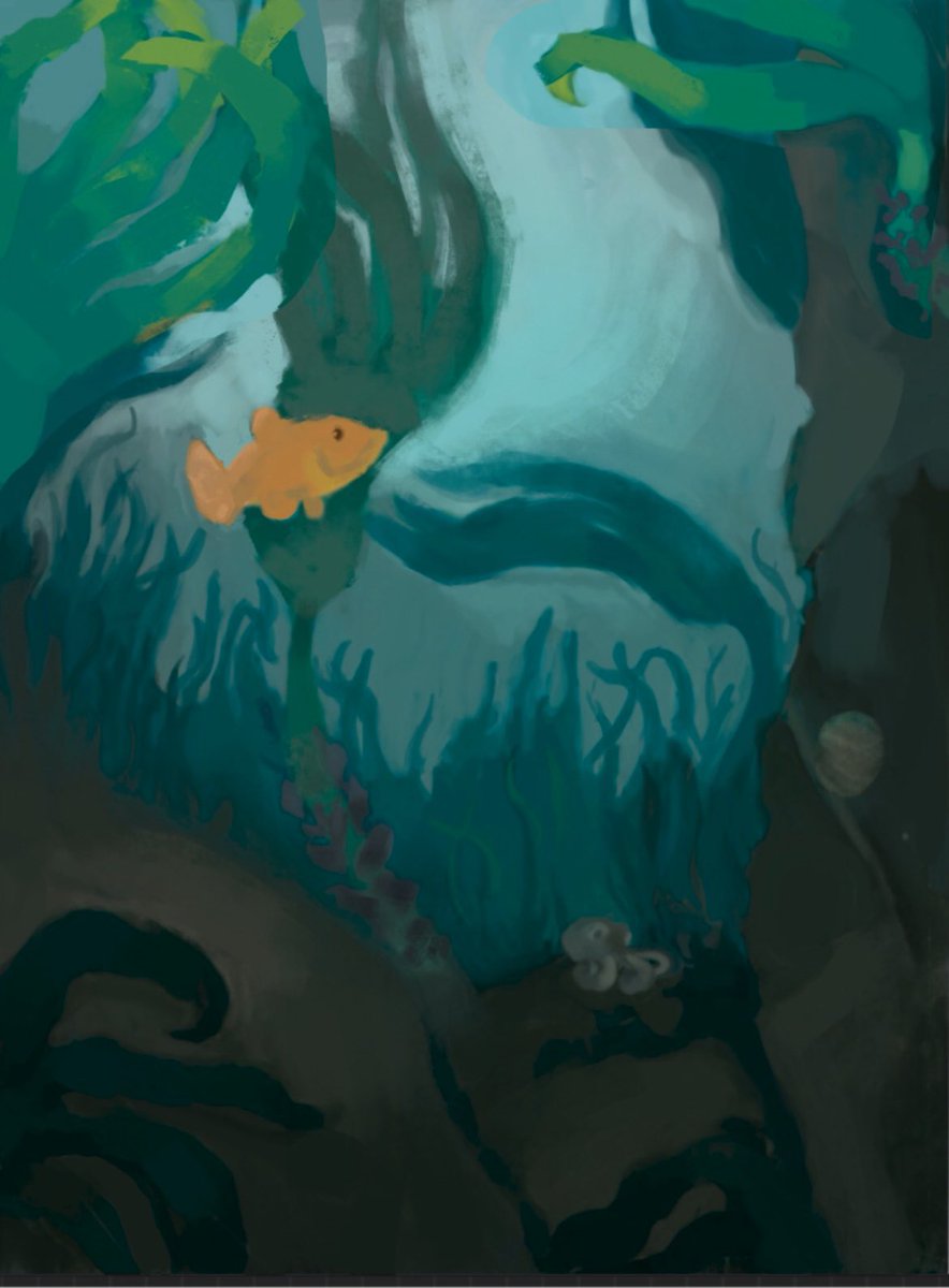 Mo45678910's tweet photo. Recherches de composition et couleurs: 
Next #oilpainting on #MarineLife https://t.co/J94WpFMY7r