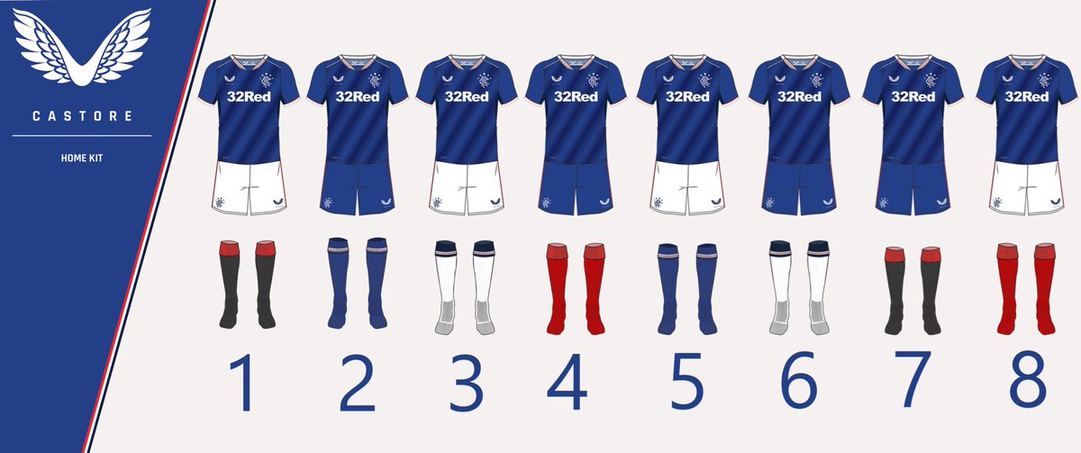 castore football kit rangers