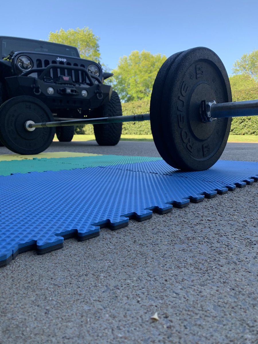 CMSHuffman's tweet photo. My garage became my gym. Love to see Central moving!#CentralMoves #CMSShowYourStripes https://t.co/ujWzQx5wXA