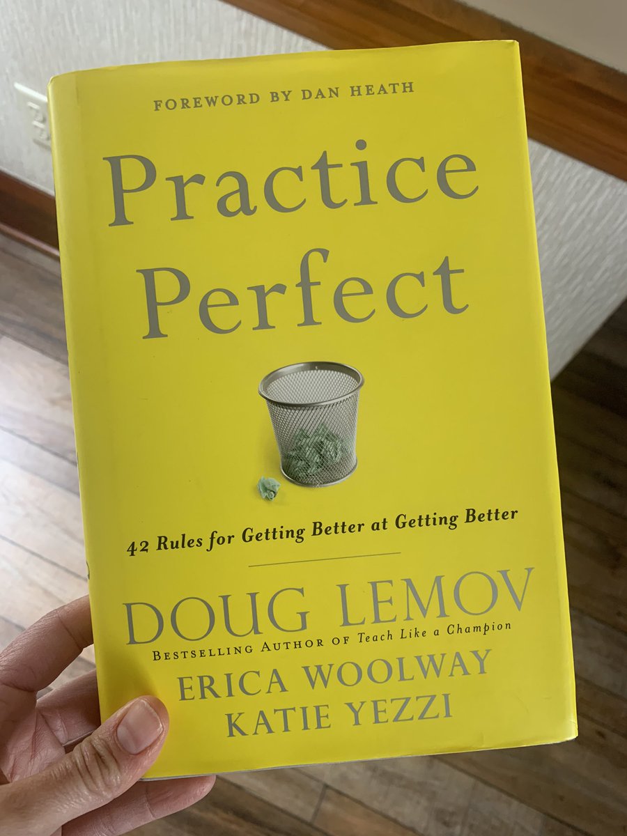 SaraPelegreen's tweet photo. Love our Brilliant Coaches Book Club!🤓

Currently reading: Practice Perfect
@ucwv_softball @KTunno3 @BMance 

Next up: Atomic Habits by James Clear

⬆️Start date in a couple weeks if anyone is interested in joining! We do book club once a week via zoom. 

#LifelongLearning https://t.co/AUNYVby9qF