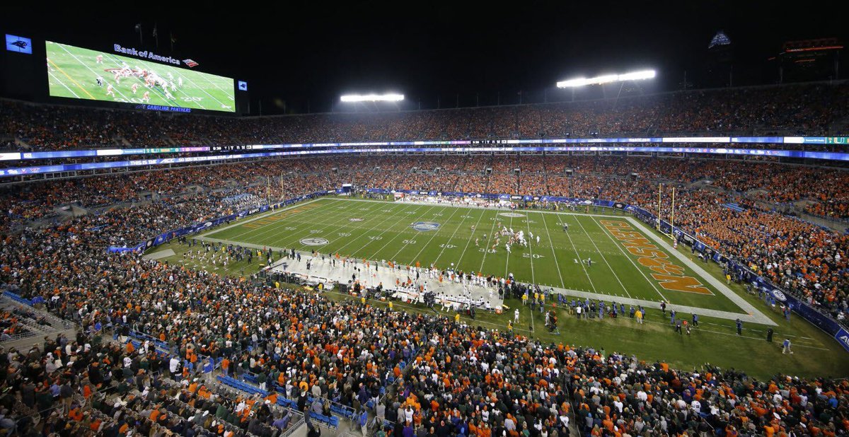 Seating capacity of Bank of America Stadium, home to the ACC Championship Football Game: 73,778Estimated deaths for  #coronavirus in the United States, per Johns Hopkins University: 73,049.  #COVID19