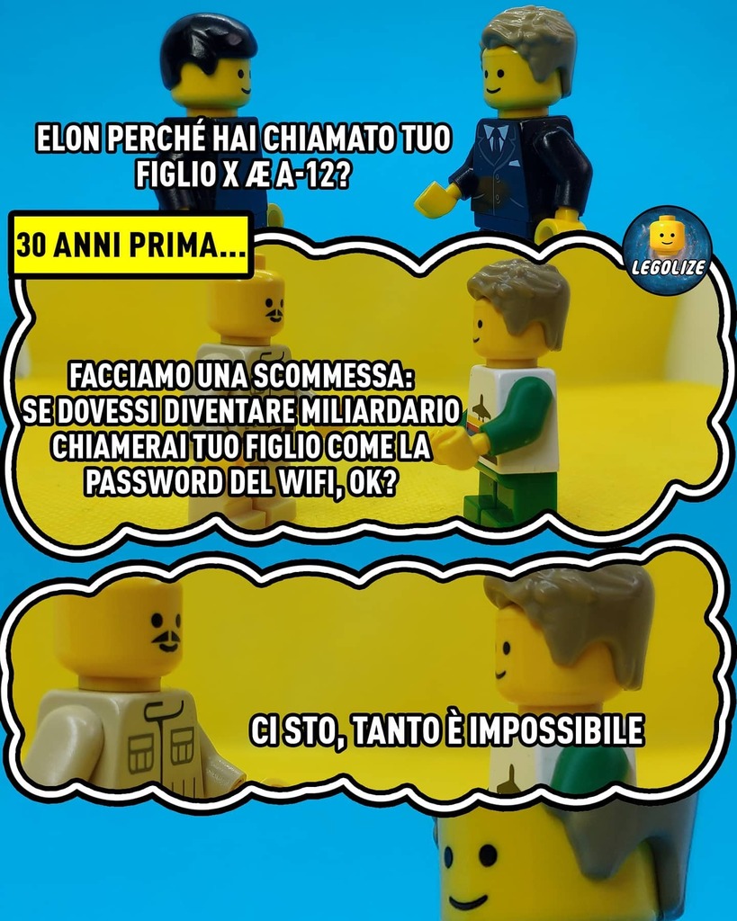 PT. 3 De "Le nostre teorie sul nome del figlio di Elon Musk"

E con questo è tutto