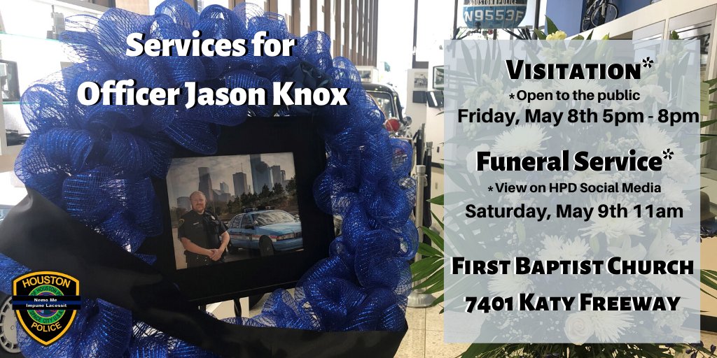 houstonpolice's tweet photo. If you would like to honor fallen officer Jason Knox, here is how you can join us in saying goodbye.
#75Fox #N8375F https://t.co/WIQexotpTE