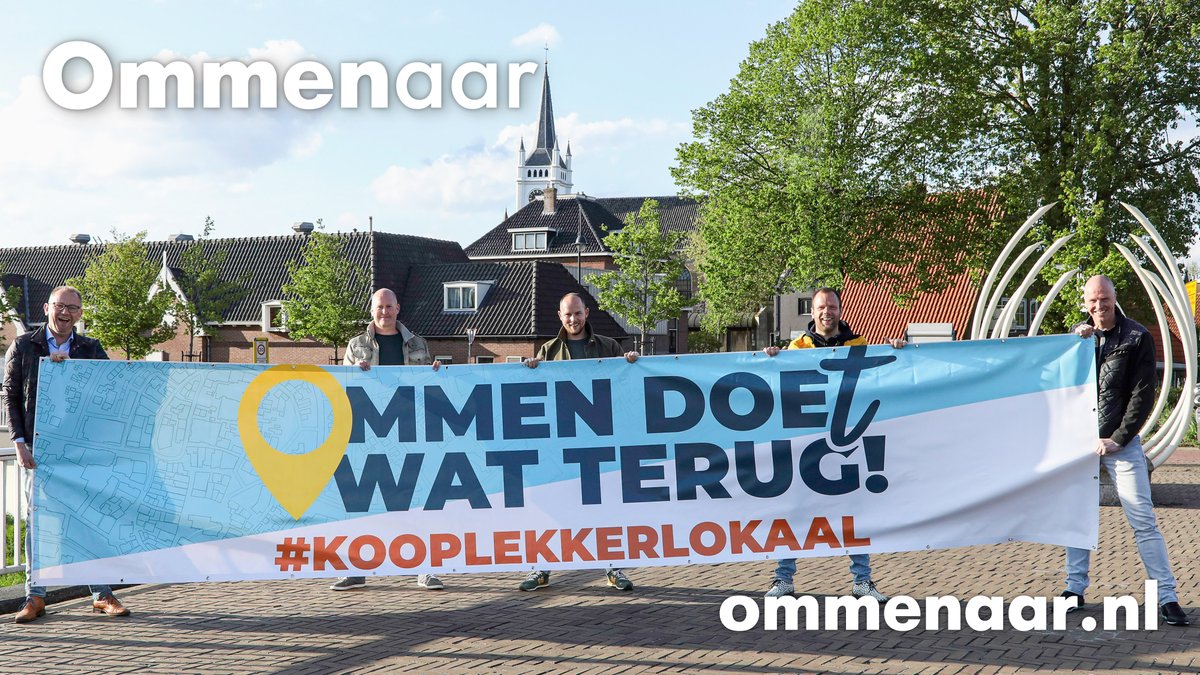 #Ommen doet wat terug voor lokale ondernemers: ‘koop lekker lokaal!’ #kooplekkerlokaal. url.ommenaar.nl/Z8NCmJ