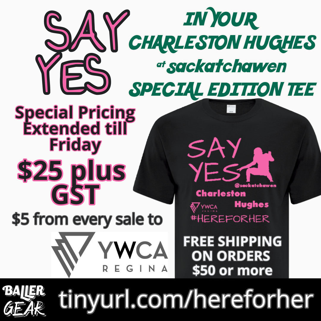 ShopGenXistory's tweet photo. We've extended special pricing till Midnight Friday.

#sayyes to #women
&amp; #children in need 

Order your 
@sackatchawen 
Special Edition #hereforher tee for $25 plus gst 

$5 from every sale goes to @ywcaregina 

#freeshipping on orders $50 +
https://t.co/9TAFM1Frjd

Pls RT https://t.co/Rhbq7H2BMW