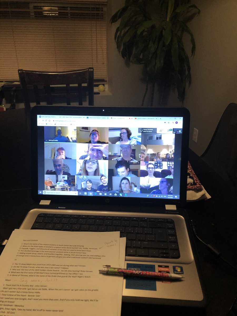 Very proud of the generosity of the <a href="/SDSSSundevils/">@SDSSSundevils</a> staff! Hosted a virtual staff trivia night on Saturday with entry by donation to the SD Food Bank. Aside from being a lot of fun and a great way for us to get together we were able to raise an incredible $1300 #letsgodevils