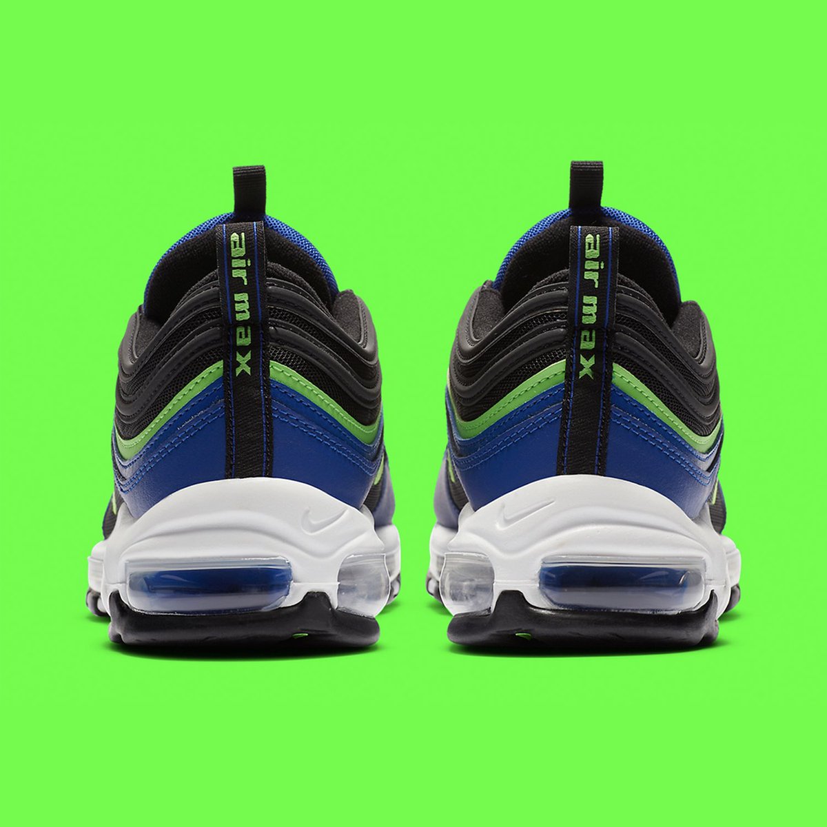 WalkCrep's tweet photo. Nike Air Max 97
⠀
🟢Release date: may 2020
⠀
🟢Price: $170 USD

#nikeairmax97 #airmax97 #nikeairmax97blue #nikeairmax97neon #officialcrepwalk #airmax97neon #airmax97royalblue https://t.co/t7KCgOETi3
