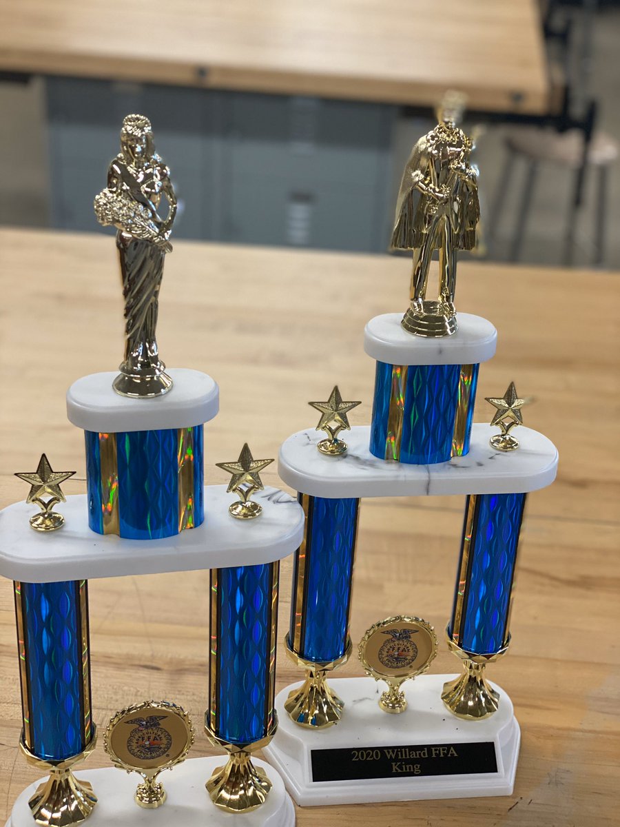 flashesagteach's tweet photo. Each year at our annual awards and appreciation banquet, we crown an FFA King and Queen to represent our chapter in the Huron County Fair Royalty Contest!  

Congratulations to this years Willard FFA King, Lucas Stein and Willard FFA Queen McKenzie Danhoff! https://t.co/RGU419o557