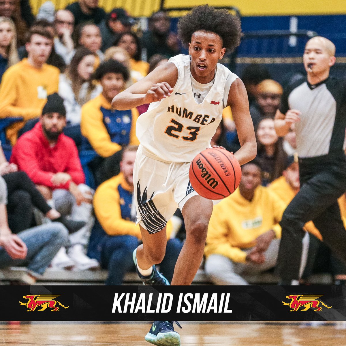 UofGMbball's tweet photo. Welcome Khalid Ismail from Humber College to the Gryphon Basketball family!#gryphonpride #dynamic #building #character https://t.co/kS2NcxmnJq