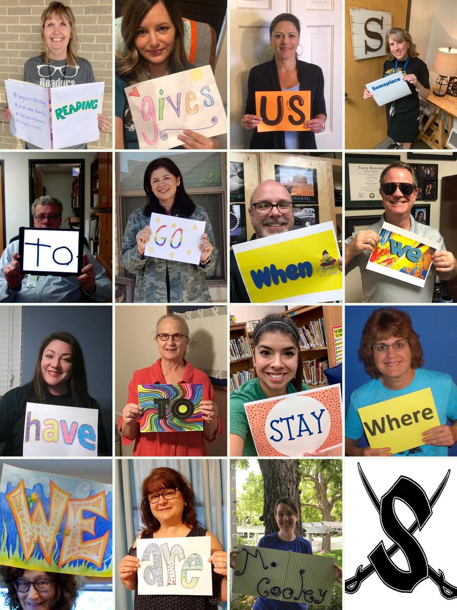 laurenbpish's tweet photo. Seguin ISD Librarians have a special message for our students! ❤️📚❤️ @WeinertES @MatsRead @SeguinISD #SeguinReads #SeguinStrong https://t.co/FJI2zPg3bm
