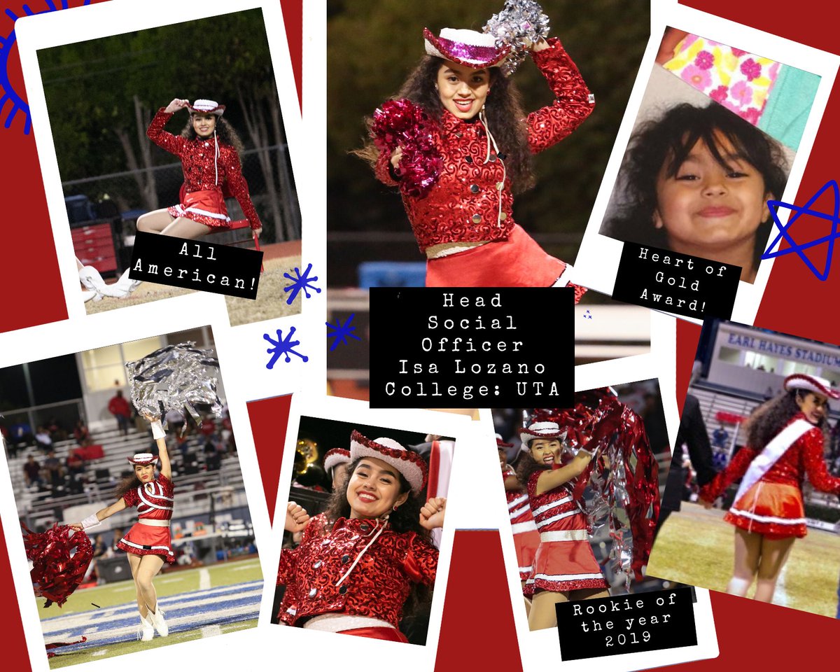 Senior Spotlight: Isa Lozano!
Isa is a two-year member, head social officer, and All American! Her favorite memory was winning Best in Class at the Duncanville dance competition in February. Isa will be attending UTA in the fall majoring in Nursing. We are so proud of Isa!