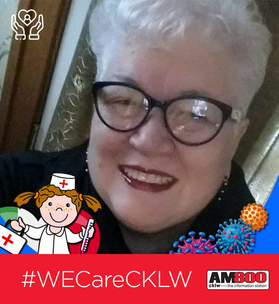 am800_cklw_'s tweet photo. Shout out from Deborah Kloos to NICU Nurse and volunteer Denise Ann Summerfield, who goes above &amp; beyond to help

And Pam Mitchell's daughter Meg, an ER Nurse &amp; her finance Dan, a security officer both at @WRHospital. Their positive outlook &amp; dedication is contagious

#WECareCKLW https://t.co/WDQKZWEMeg
