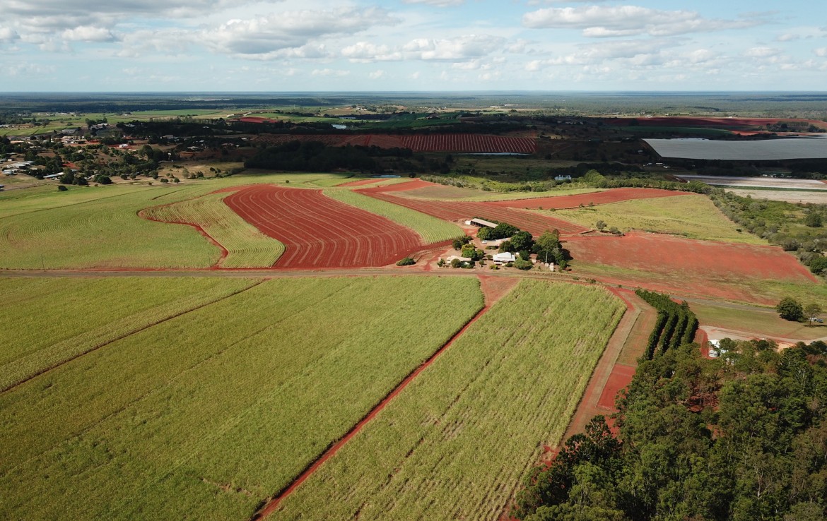 Farmbuy Com South Isis Qld 198 Acres Red Soil Farm Currently Operating As A Dry Farm In Sugar Cane Varieties This Farm Offers Diversified Opportunities Into Pineapples Small Crops Or