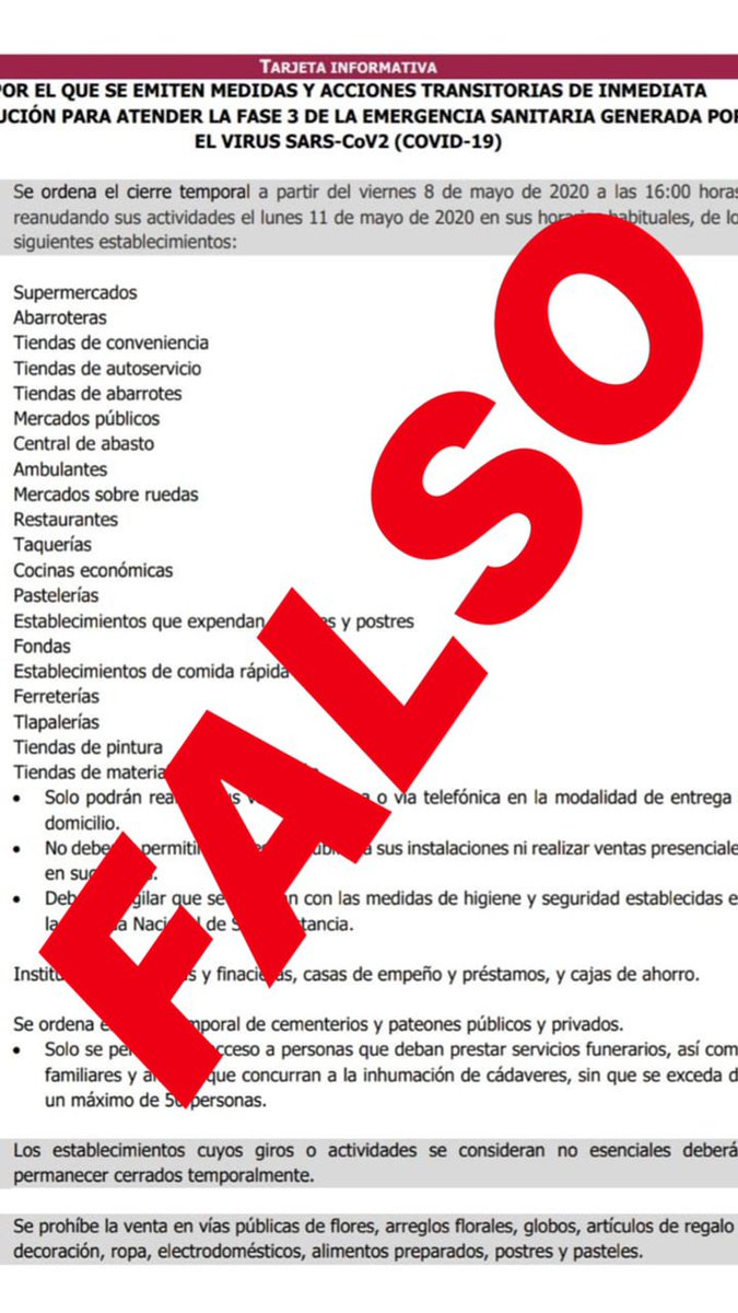 Compartir noticias falsas evita que avancemos en esta contingencia por ...