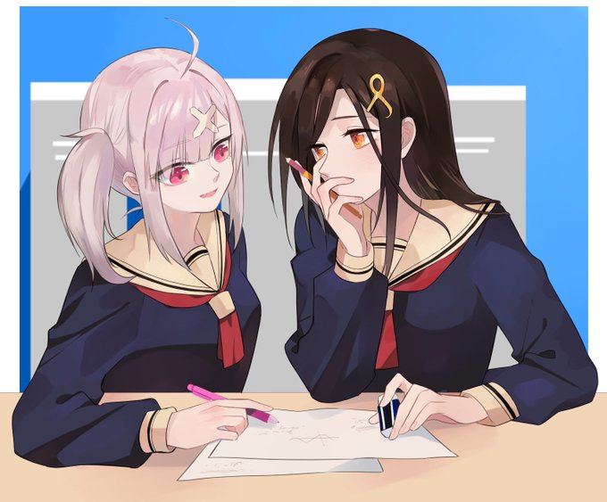 勉強中
#にじさんじ性癖コンビ
#巴絵
#いらすこや 