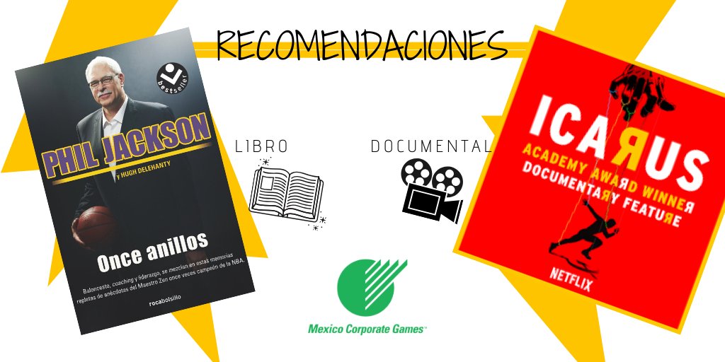 CorpGamesMexico's tweet photo. En este Miércoles de Entretenimiento te recomendamos...

#MexCG 
#GdlCG
#CorporateGames https://t.co/si2yqDGchj