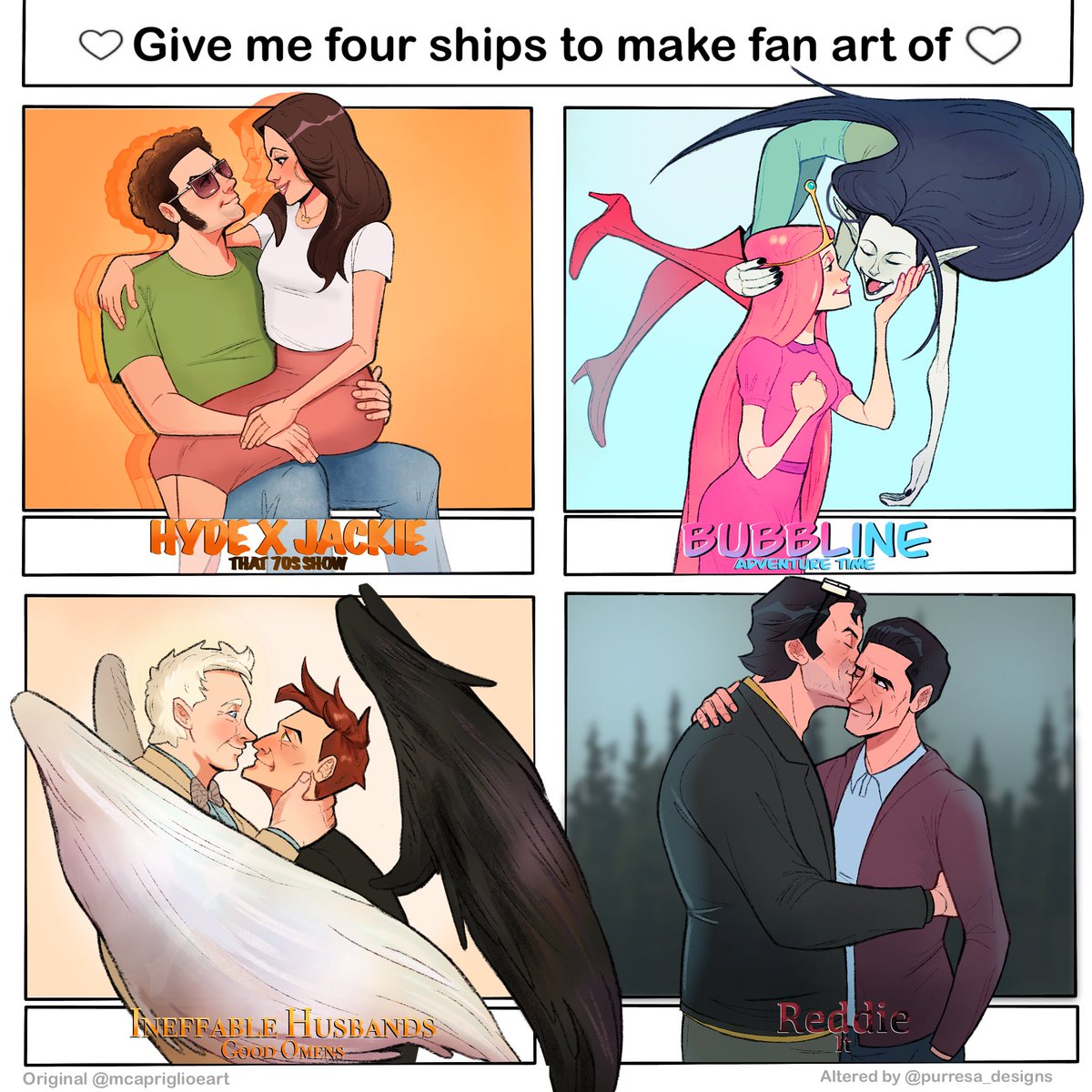 Finally finished the #fourships meme ? 