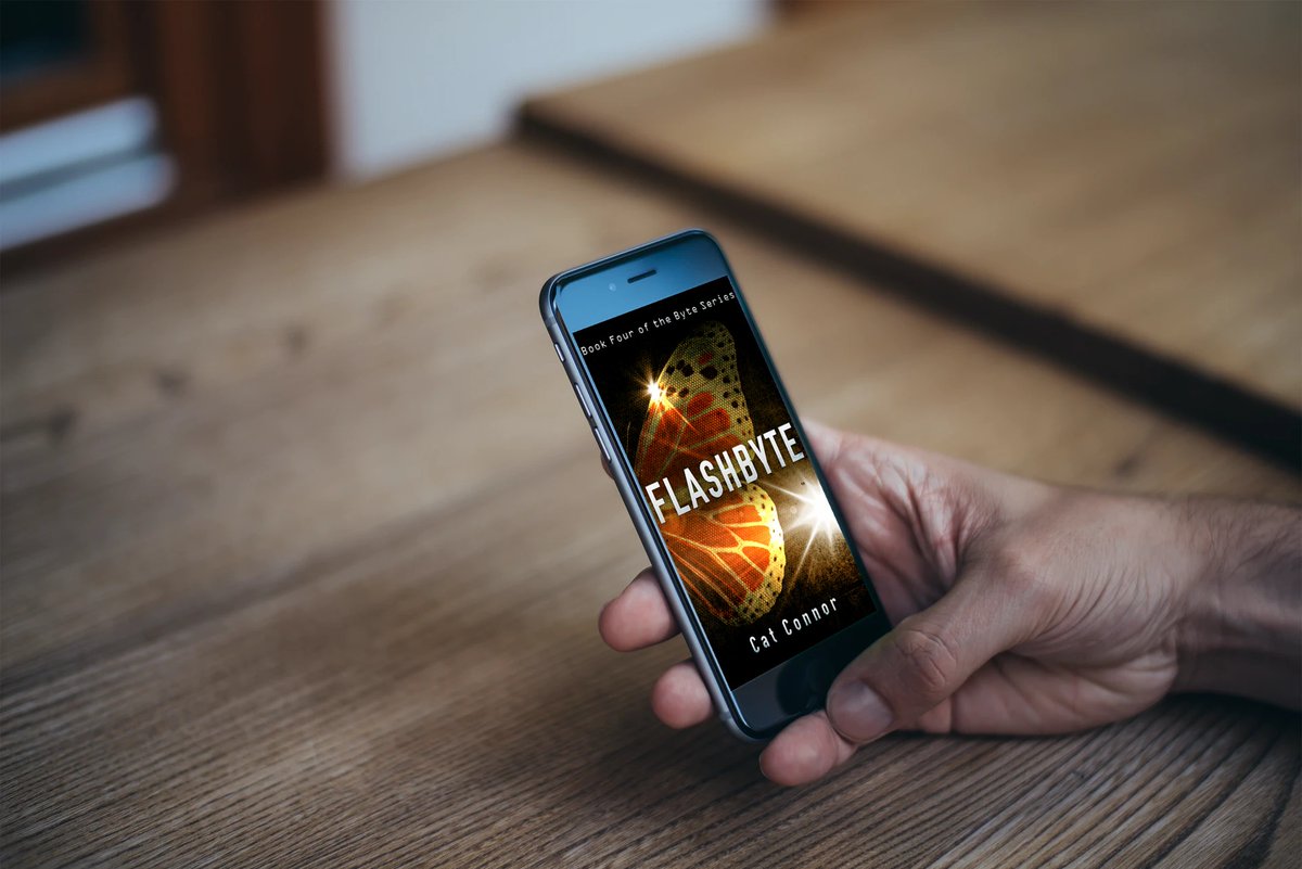 catconnor's tweet image. My head turned in time to see Doc turn the door handle. I reached out and touched him, expecting my hand to hit the door and not warm flesh.
“I thought …”
“Wasn’t me on the floor,” he whispered. 
#flashbyte #ByteSeries mybook.to/flashbyte