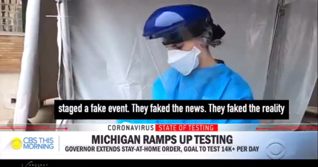 NewsworthyPress's tweet photo. WATCH: CBS News Faked Coronavirus Hospital Footage, Undercover Video Shows
#ExposeCBS 
https://t.co/q8m2vbqgku https://t.co/CC7Dx1A9G1