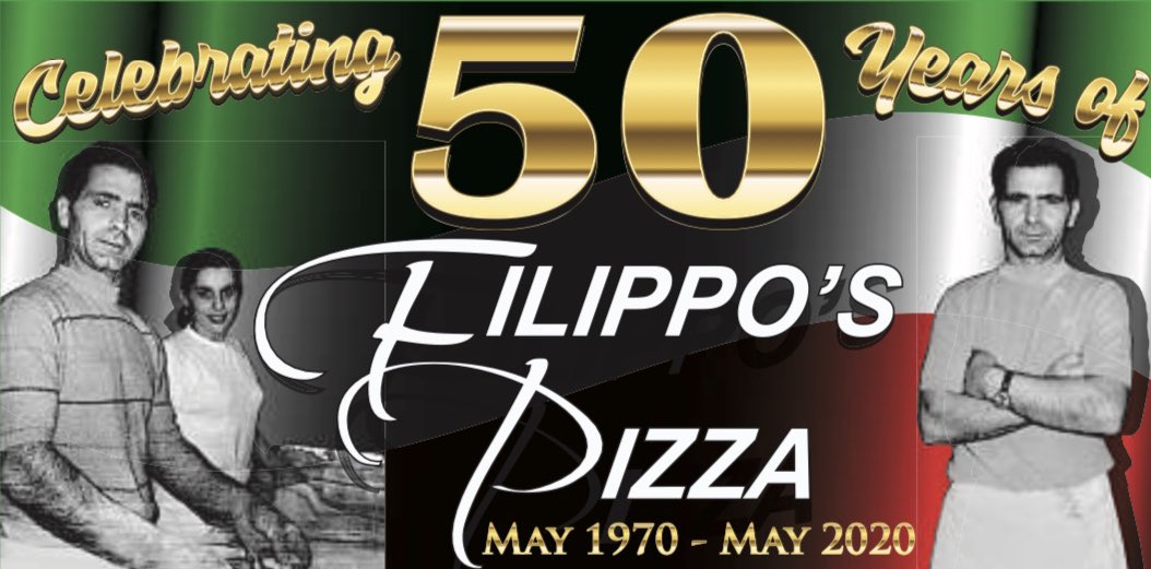 filippo_pizza's tweet photo. 50 years ago this week, two Sicilian immigrants, Filippo and Rosa, opened a small pizza shop in Monticello. To this day it is in the same building, using the same recipes that created their legacy. Filippo and Rosa dedicated their lives to their family restaurant. https://t.co/KWsjDj3Oyx