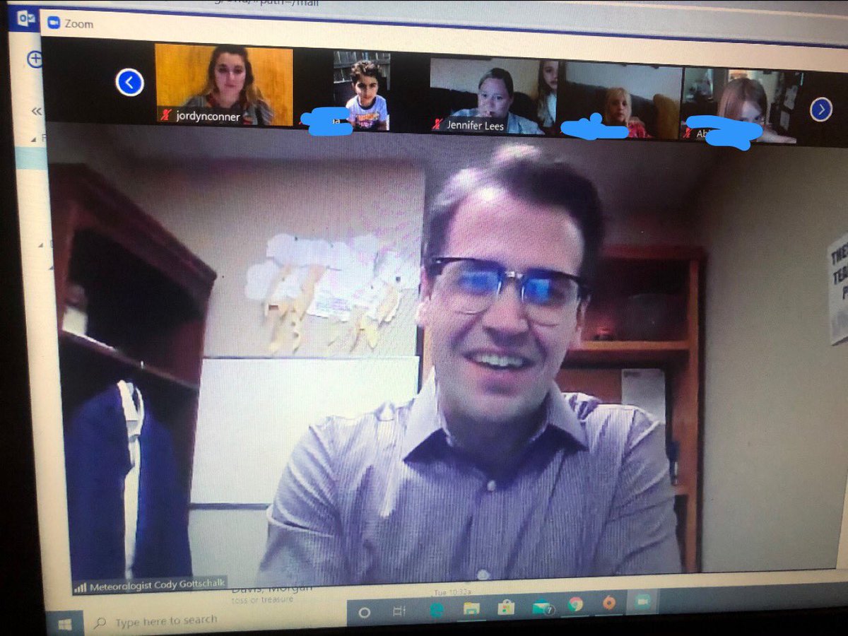 ToriDennie's tweet photo. We had such a great weather chat today with Cody from @KLTV7! Thank you for taking the time to teach us a few new things! @jacktylerisd @Mrs_MorganDavis @missmfuller @JordynConner2 @JenniferLees1 https://t.co/FWtQSRmjRU
