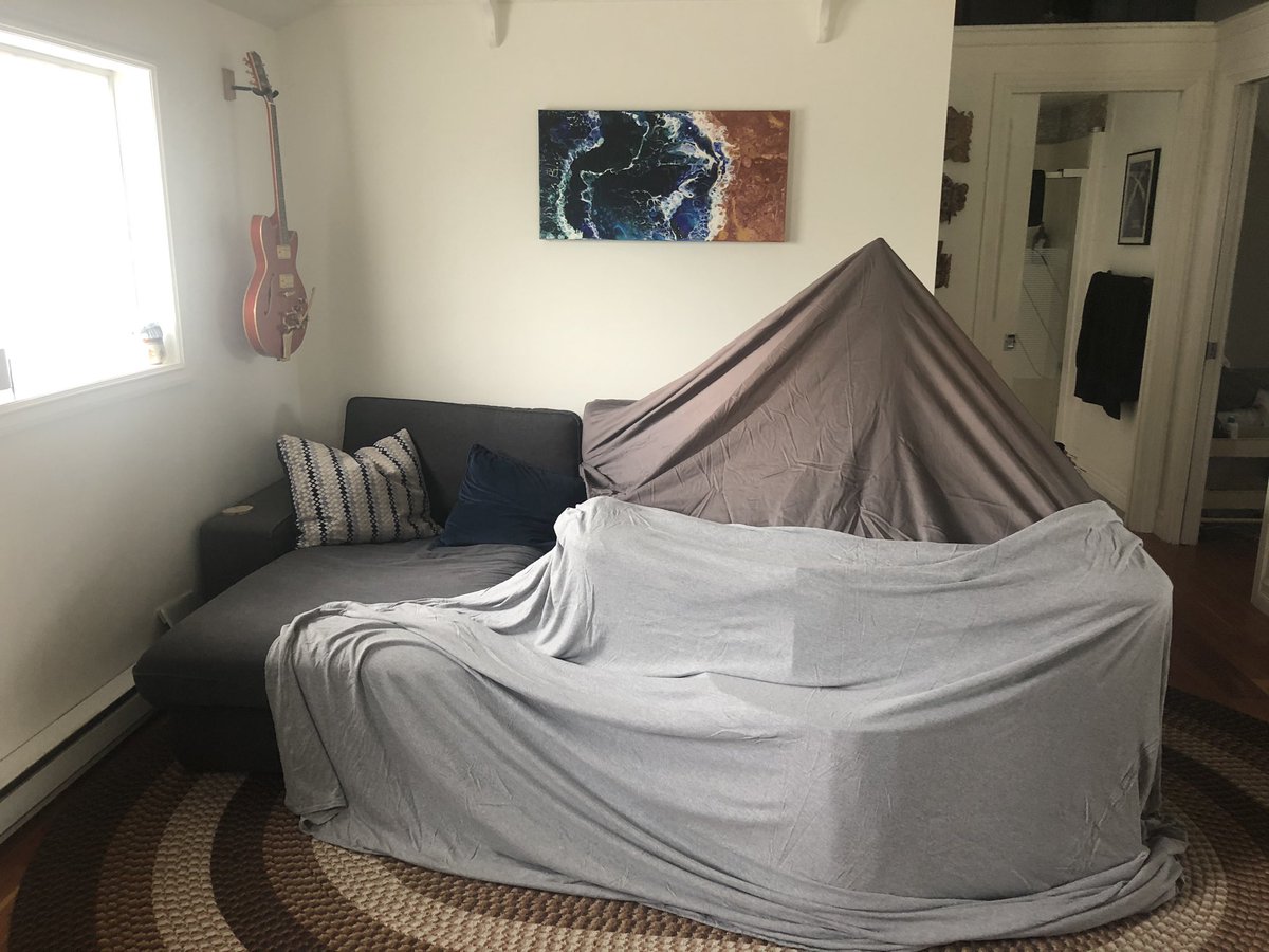 sydneyhertz's tweet photo. Scratch today’s plans... we’re building reading forts! Now hosting office hours from ‘Ms.Hertz’s Fantastic Fort’. #readingfort #learningisfun https://t.co/a4kmiiKJJN