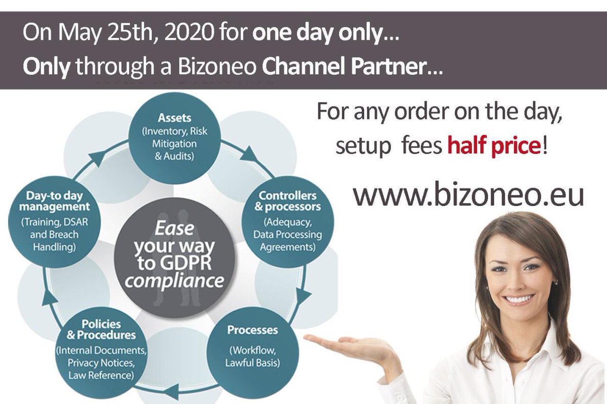 Bizoneo_EU's tweet image. To avail of this amazing opportunity, have a chat with @ProPrivacyIE 

#Proprivacy #wereallbusiness