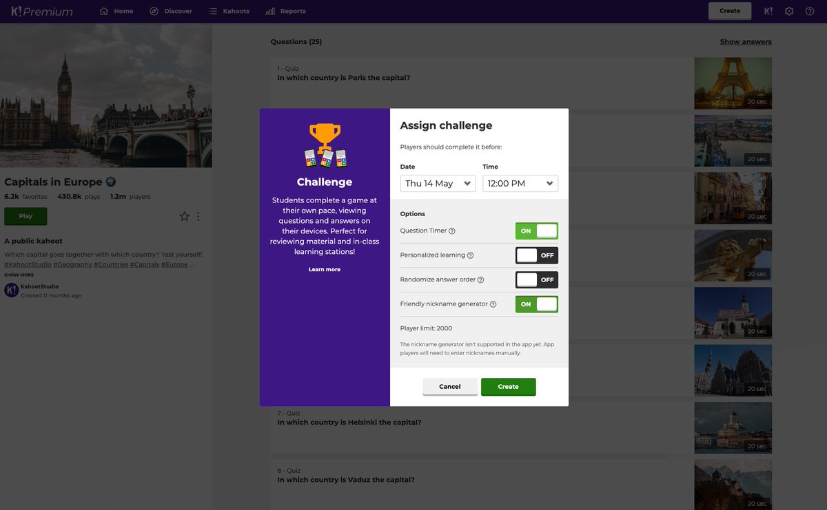 Kahoot! tweet media
