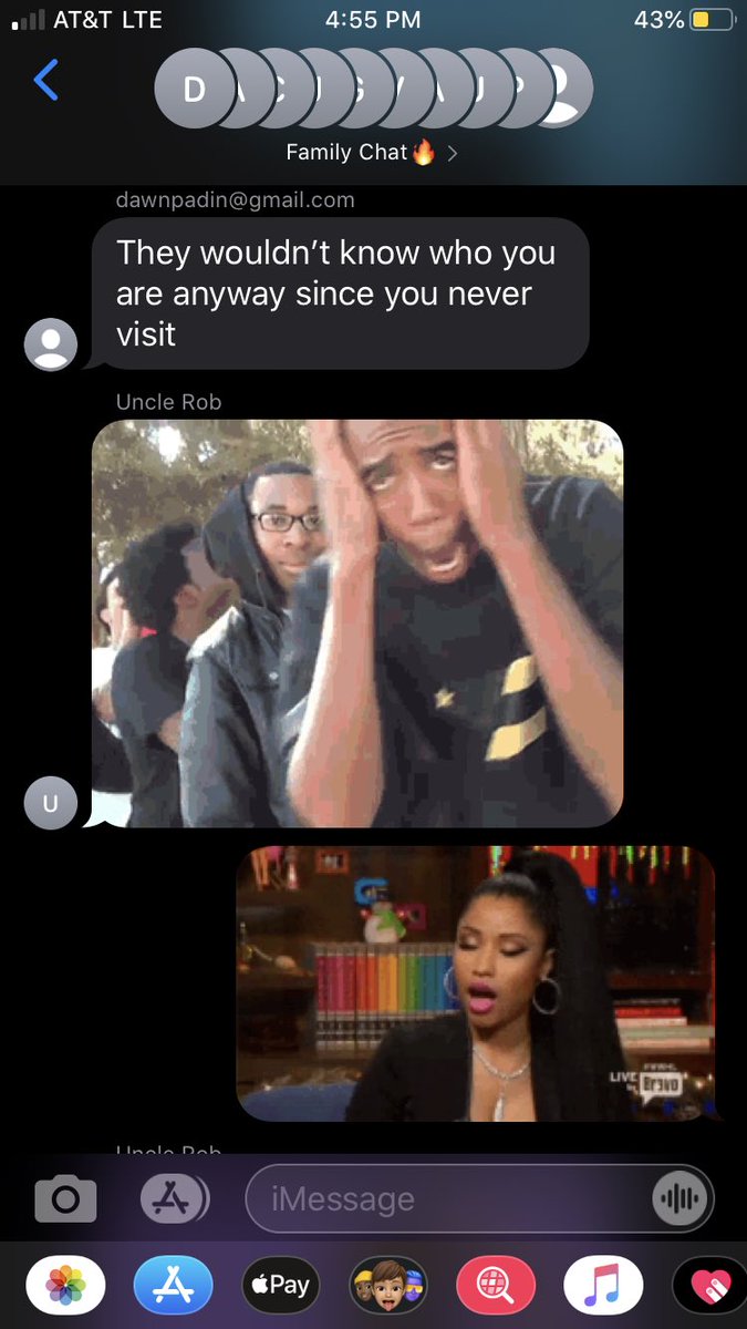 alyssapadin's tweet photo. Why did my mom have to roast me like that in the family group chat https://t.co/GSGW7HN3Vu