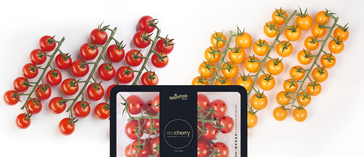 CPMA_ACDFL's tweet photo. CPMA Virtual #2020NPS, presented by @CanadianGrocer:
@Nature_Fresh Farms' Red and Orange Cherry on-the-Vine tomatoes are delectably sweet, hand-selected with care and vine-ripened to provide an unforgettable flavor experience.
Learn more: https://t.co/iZEywTy8bu
#CPMA2020 https://t.co/Qj0I8HPz8u