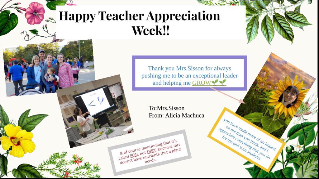 Lakes_RST's tweet photo. Happy Teacher Appreciation Week to all teachers, but especially to our amazing staff at Cy-Lakes!Our future teachers appreciate all you do to model being a great teacher! A special thanks to Ms. Sisson from Alicia! #SpartanPride #SpartanFamily #FutureTeachers @CFISDCyLakes https://t.co/l6f1Ni8u7o