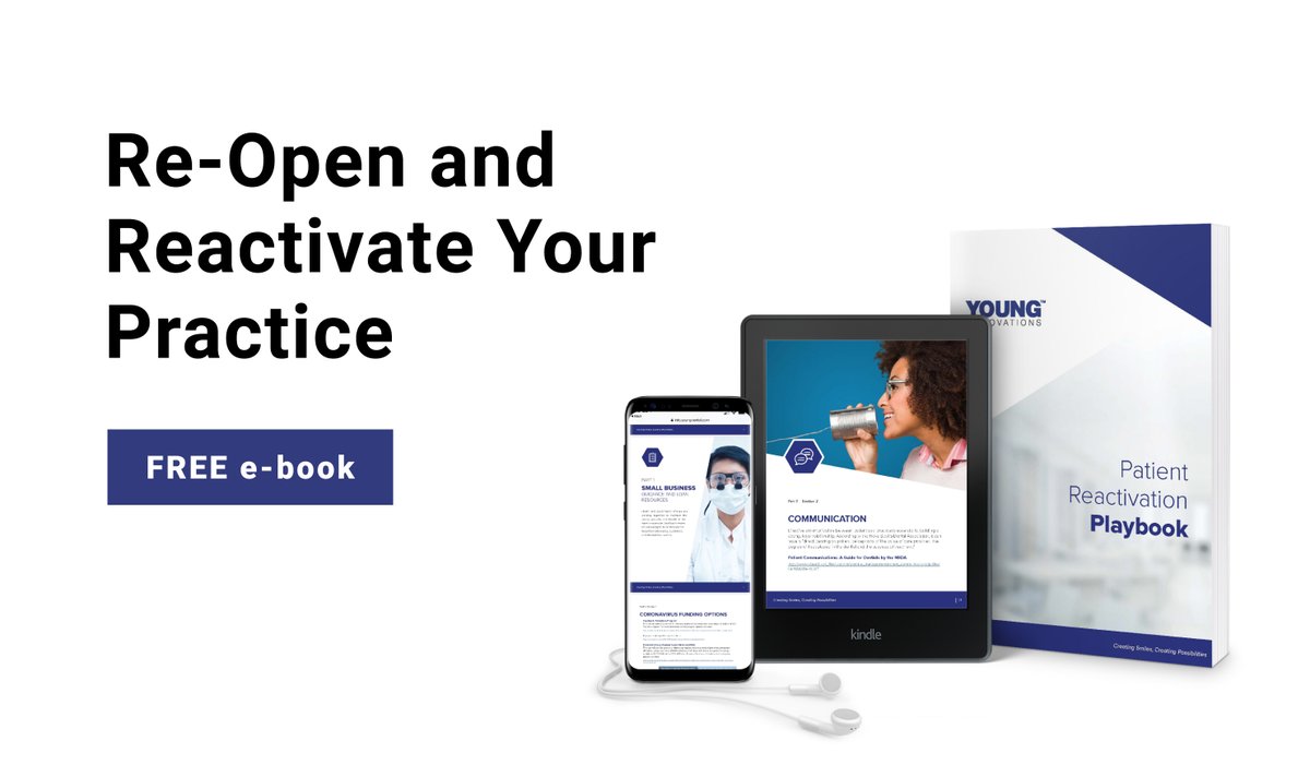 Is your dental practice ready to re-open? We've put together a comprehensive playbook to help get you started. Filled with over 30 pages of practical tips and actionable insights.  yng.ink/2WwDDWm