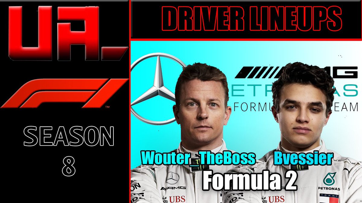 UPL F2 MERCEDES AMG PETRONAS 🇩🇪 Driver 1: Wouter_TheBoss | 5th F2 S7 Driver 2: @SylvainVessier | 7th F2 S7 An exciting combination. Wouter, the most consistent last season in F2. Bvessier, a driver with a point to prove WDC Chances: ⭐️⭐️⭐️⭐️ WCC Chances: ⭐️⭐️⭐️⭐️⭐️ #UPLF1S8