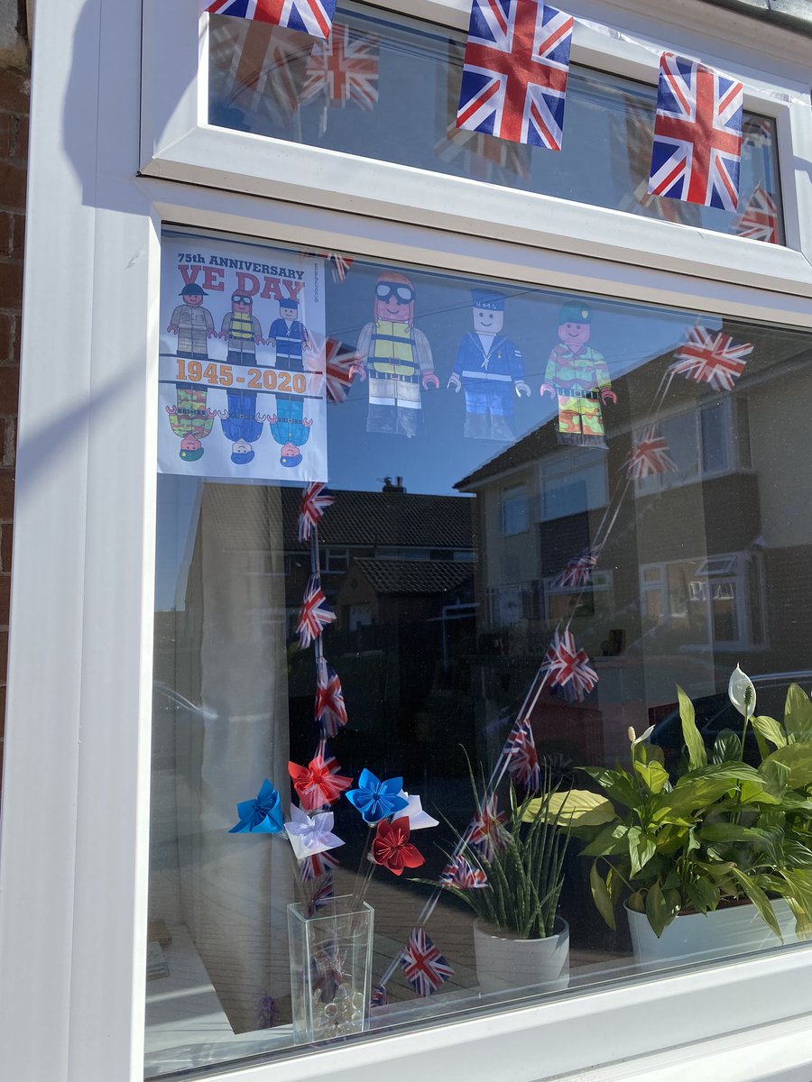 All ready for VE Day and bring on the social distancing street party #keepingpositive