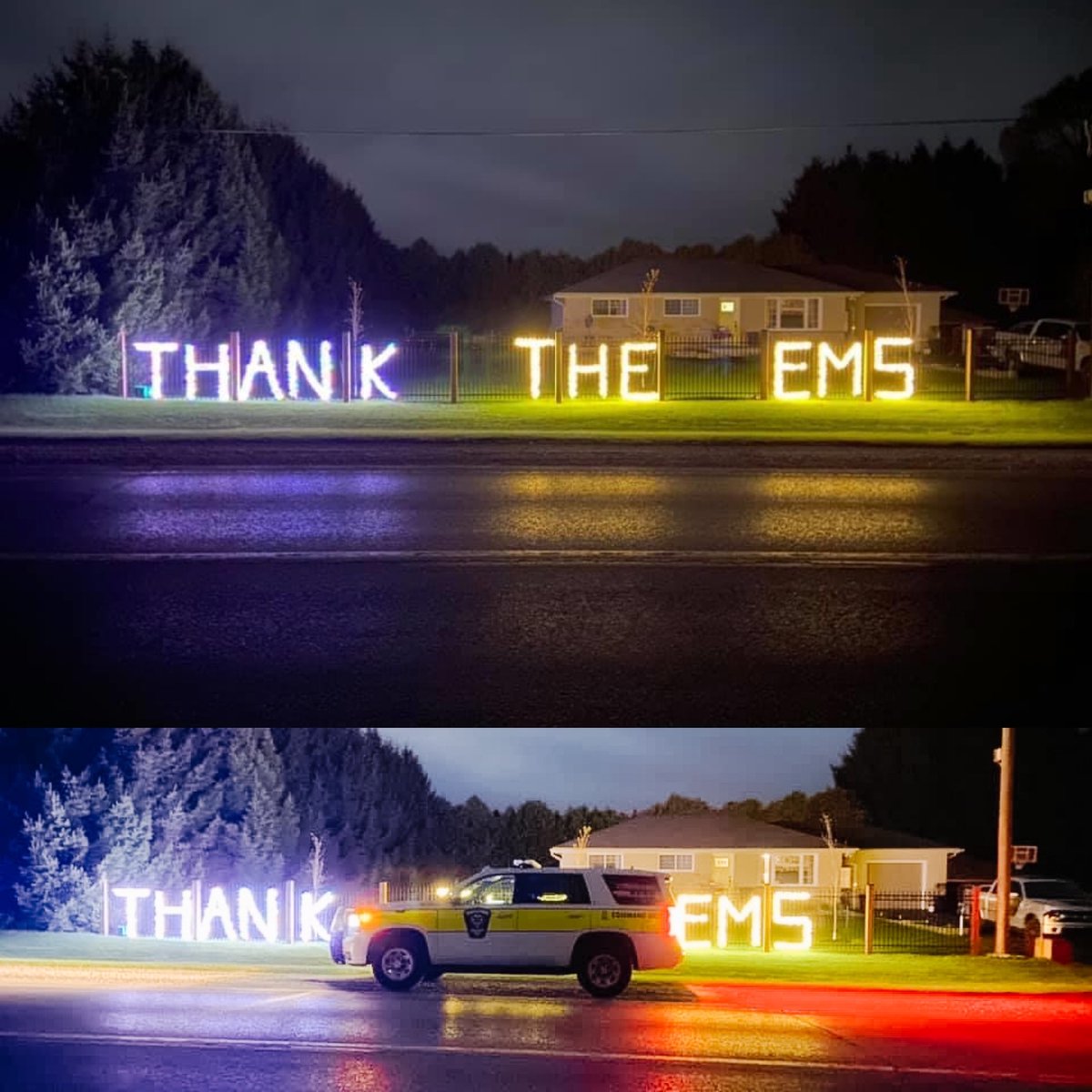 MLPS911's tweet image. Wow such an amazing way to show support! Thank you to this very thoughtful resident in @StrathCaradoc #community #WeAreInThisTogether