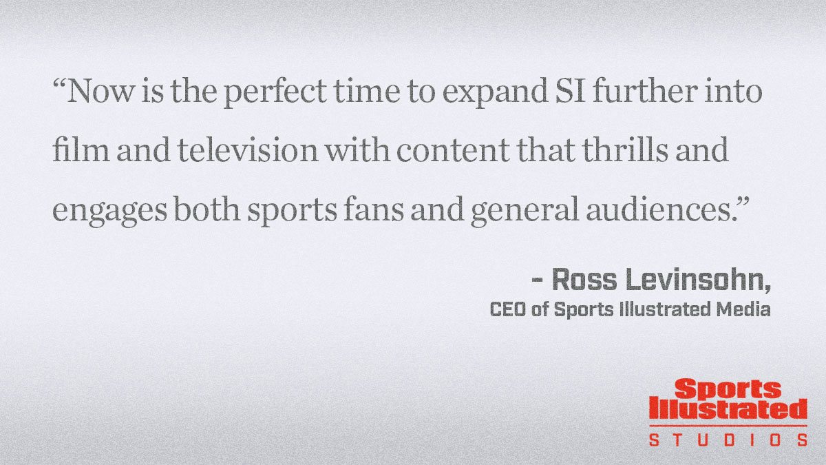 SHAQ's tweet photo. Congrats to my friends at SI! Excited to see the greatest sports stories brought to life on all screens @SIStudios_ https://t.co/F8im5R3JCL