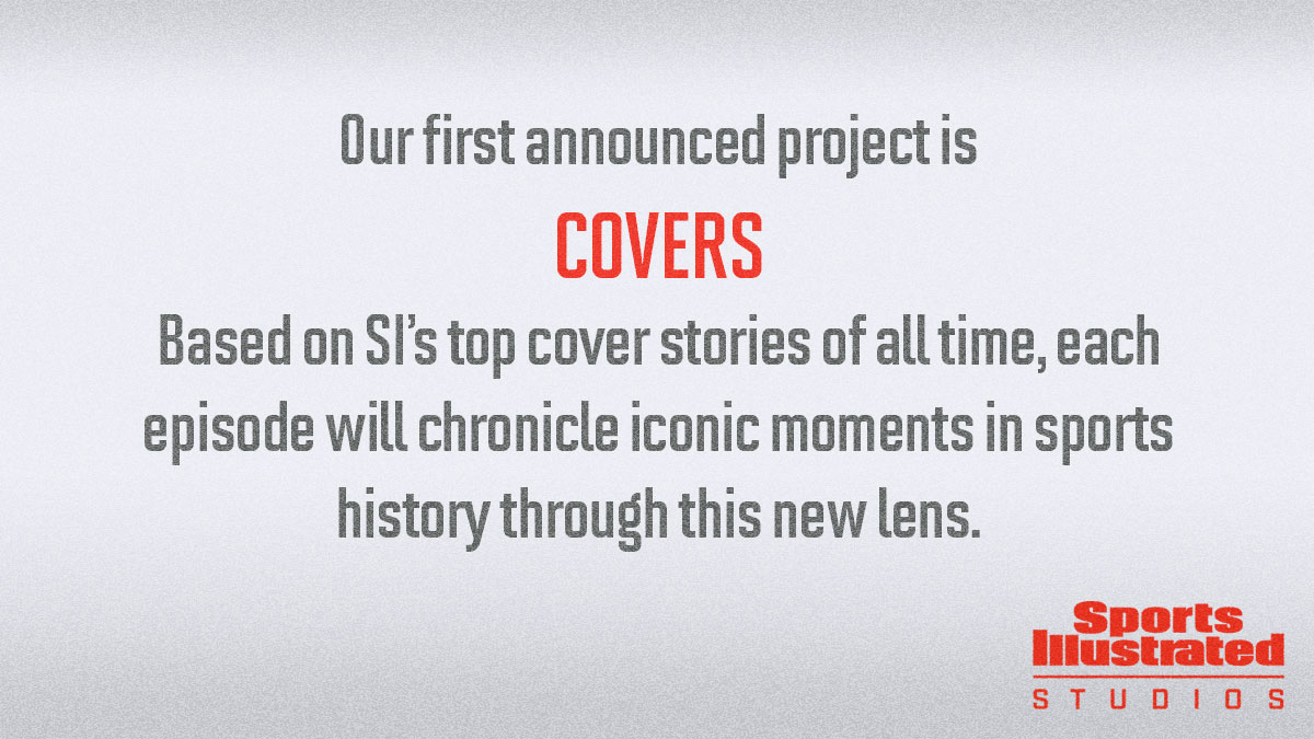 Congrats to my friends at SI! Excited to see the greatest sports stories brought to life on all screens @SIStudios_