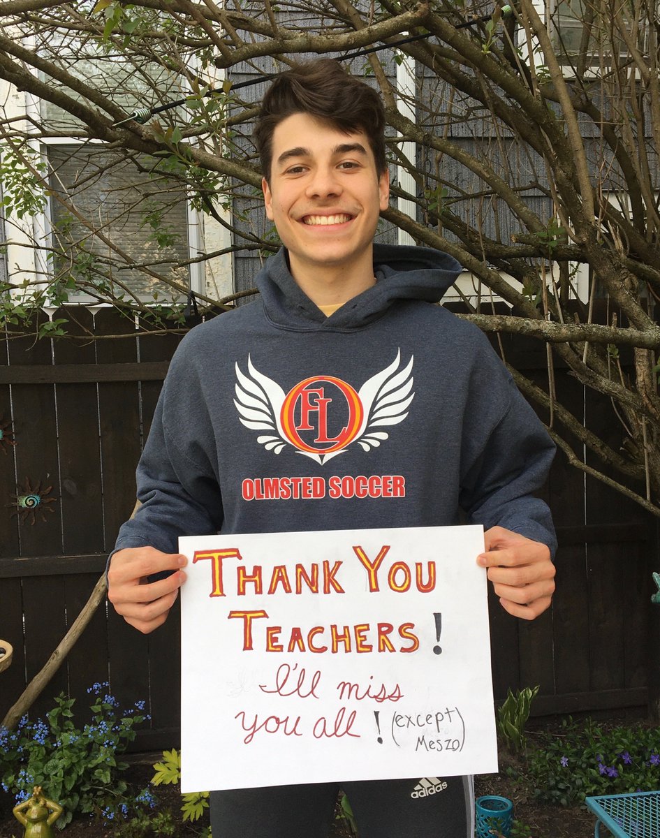 Happy Teacher Appreciation Alex! We miss you all! Have a great day! #owlstrong