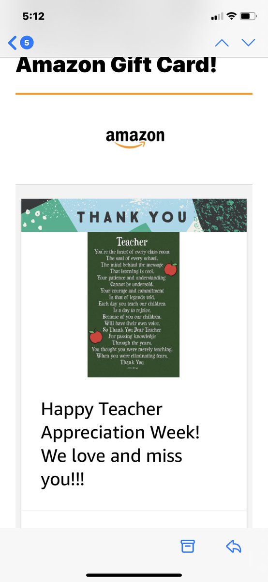 Frances68677461's tweet photo. Thank you LDS PTO for the generous gift card! You guys are the best!
@LillianDriveSch https://t.co/UA7SF4RiP2
