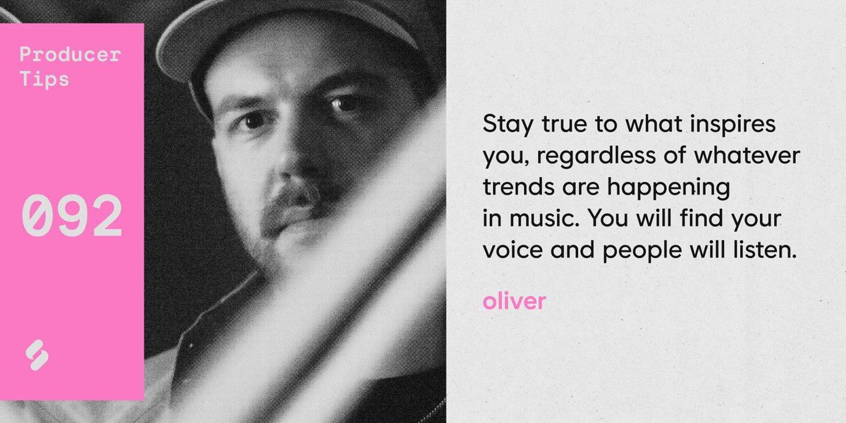 .<a href="/weareoliver/">Oliver</a> has a new pack out now. What’s their advice to to producers? 

Get their sounds: on.splice.com/2xm7VlL
