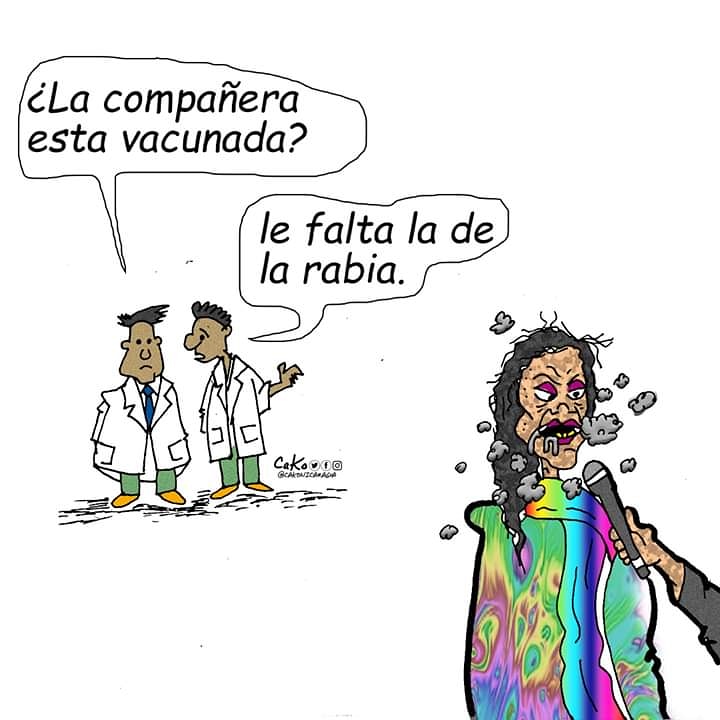 CaKoNicaragua's tweet photo. Sigue la jornada de vacunación

#Nicaragua #SOSNicaragua #LaCaricatura #Caricatura #HumorGráfico https://t.co/pAFuYirPIL