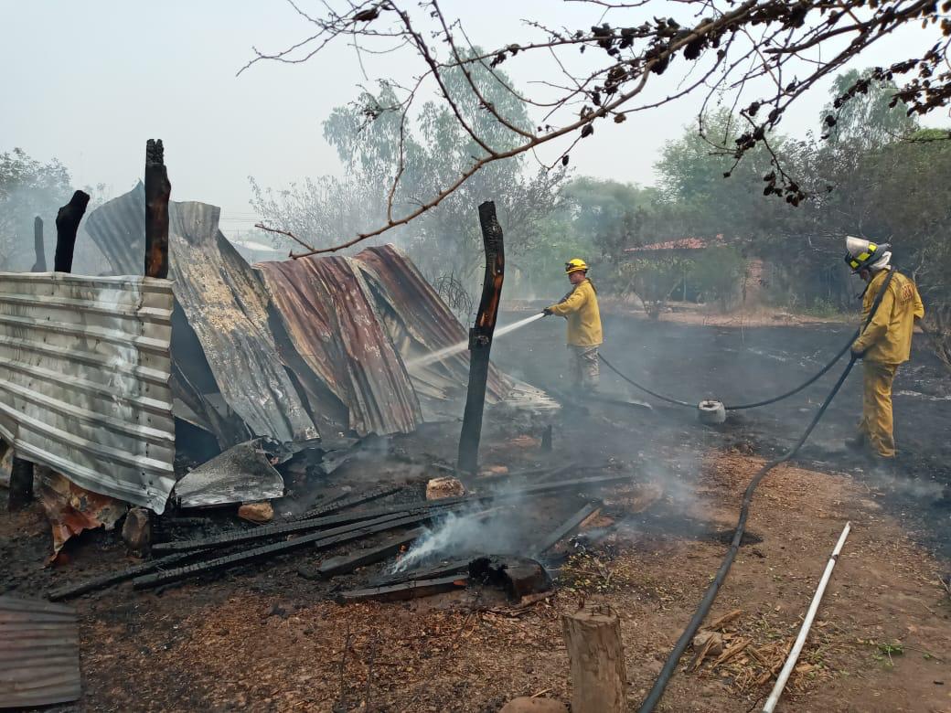 Comayagua, incendio en zacatera