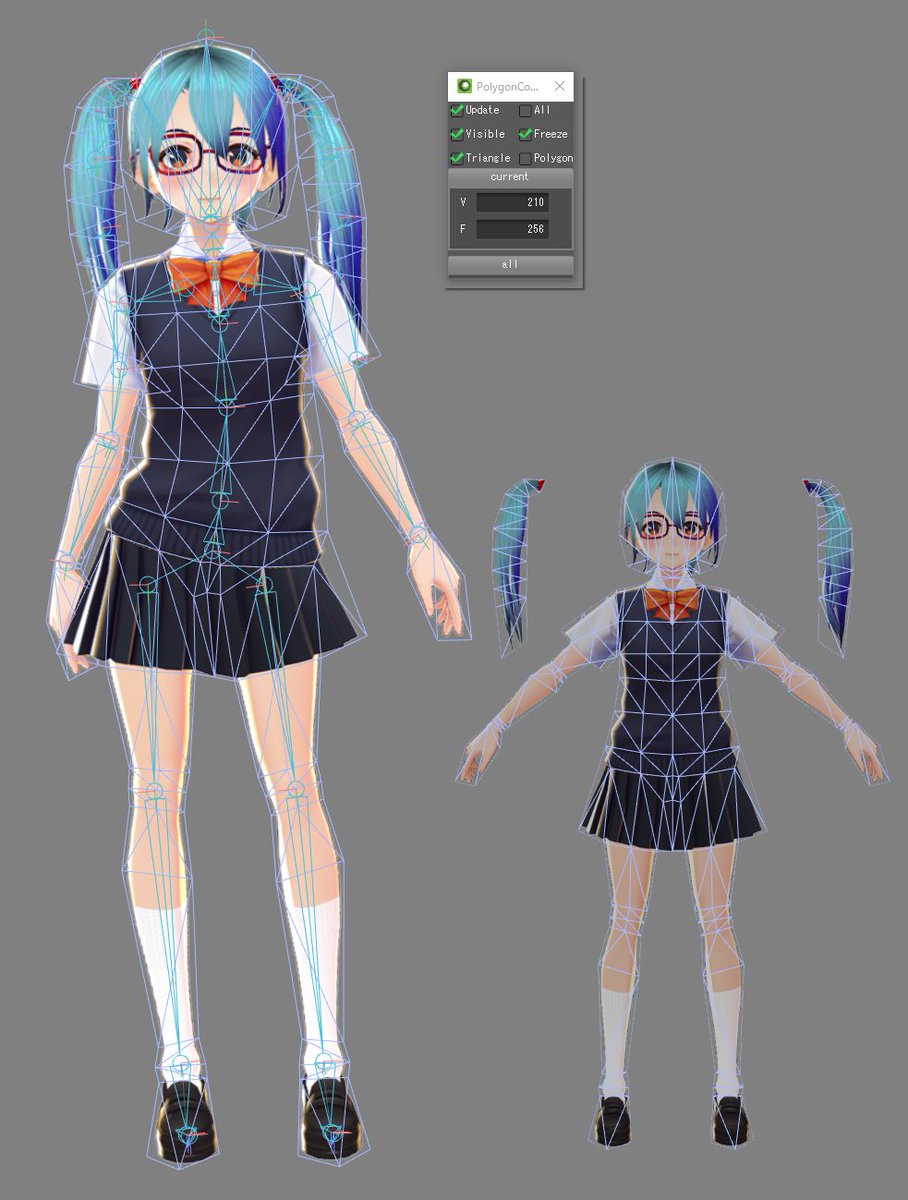 m_sigepon's tweet photo. 意外と誰もやってなかったからw
#256fes #VRoid #3D #3Dmodelng #gamedev https://t.co/8cYnPnHg0k