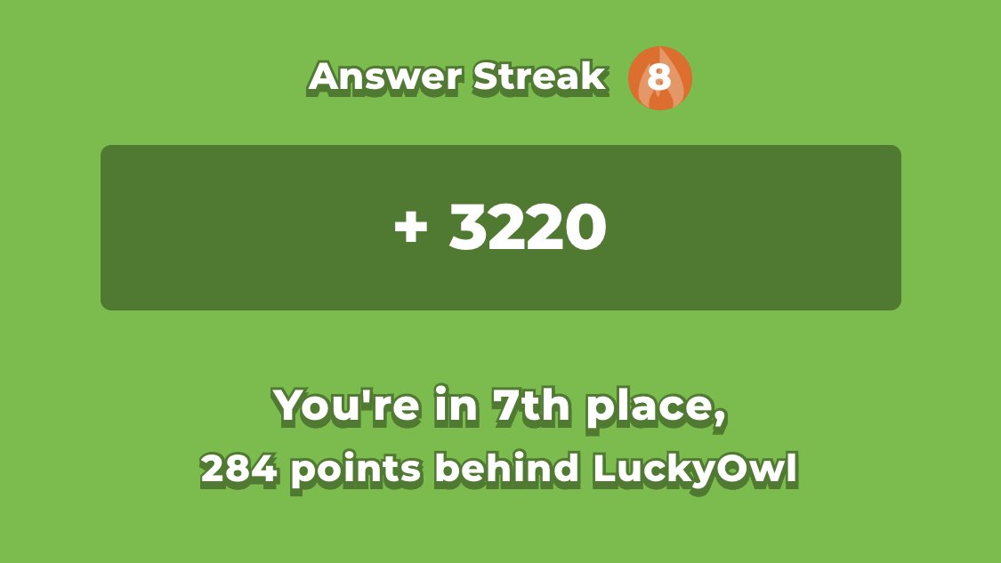 Just had SO much fun learning and playing @GetKahoot  with @MsSalvac! What a great way to engage not only our students but our teachers in virtual PD's this summer! Thank you, @MsSalvac! #7thplacefinisher #toocompetitive #engagingourELLs #ESLis901