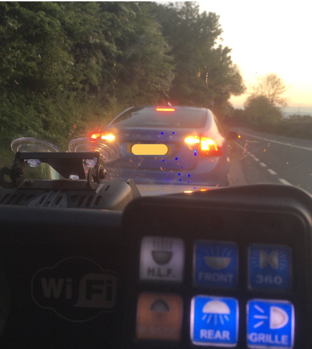 ASPSpecials's tweet photo. Tonight #SCRyan & #SCSimon have been assisting @ASPWestSom with an arrest & booking in detainee at custody, & engaging with public who had travelled distances into #WestSomerset for non essential travel purposes. Two groups advised & turned around. #StayHomeSaveLives @ASPolice https://t.co/ddV4NzOv8S