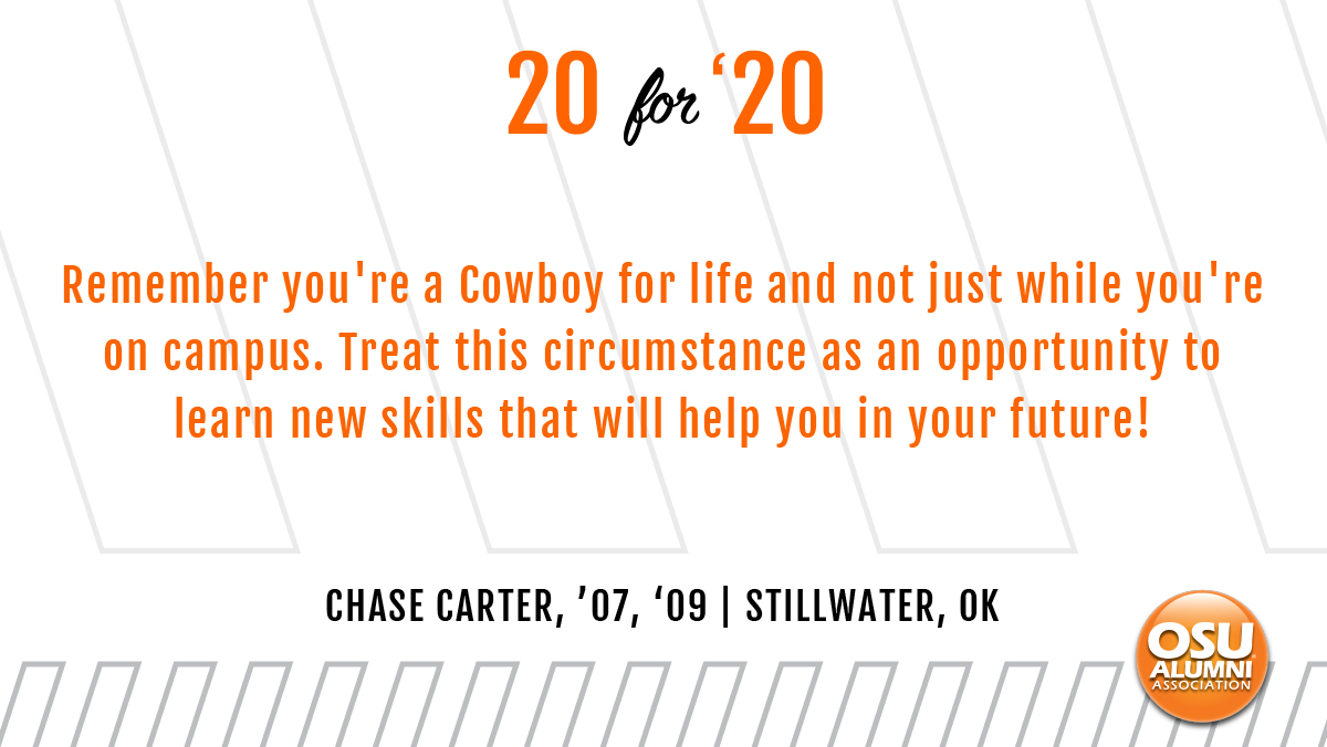 The #CowboyFamily will always be here for you, Class of 2020!  🧡