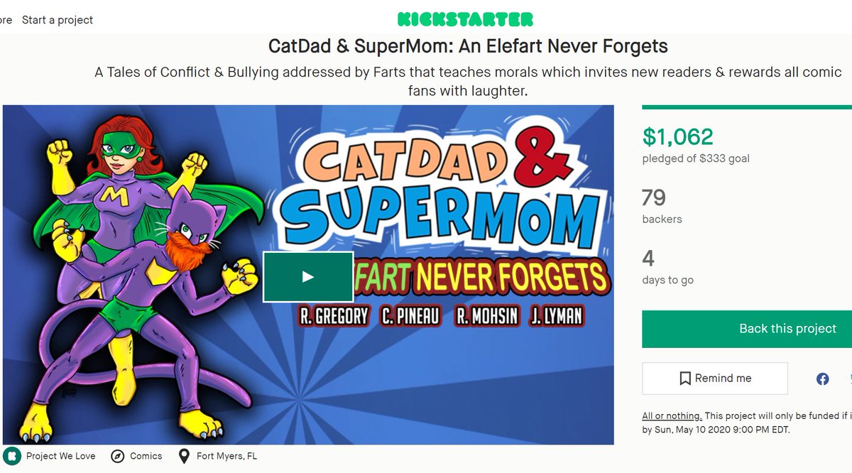 ComicBookSchool's tweet image. One of our #ComicBookSchool Council members is running a #Kickstarter for an all-ages comic book that he wrote with his son. Check out this cute new project by @Mr_Andersin, which you can enjoy with your kids. 
 
#allagescomic #makecomics #makemineindie