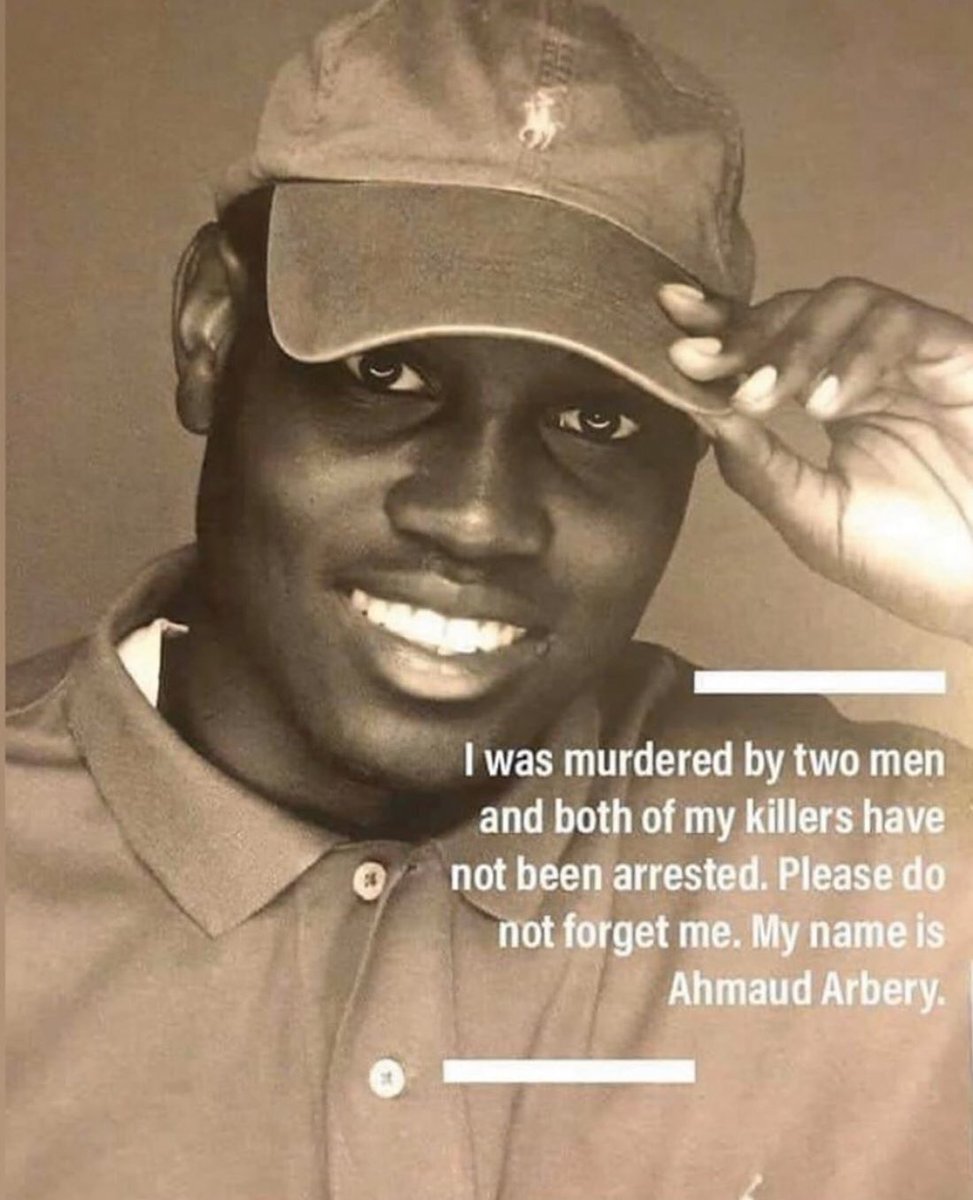 divinealinement's tweet photo. SAY HIS NAME. #JUSTICEFORAHMAUD https://t.co/nGFDqRvG9k